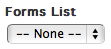 Forms list field