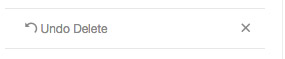 Undo delete