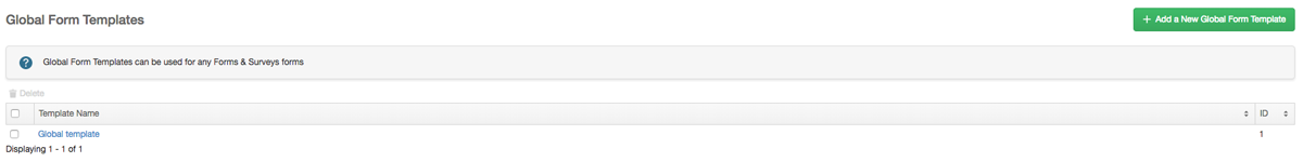 Global Form Templates | Branch CMS Documentation