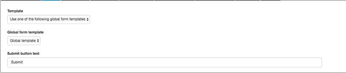 Using Global Form Templates | Branch CMS Documentation