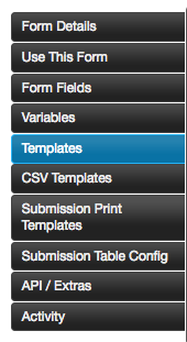 Using Global Form Templates | Branch CMS Documentation