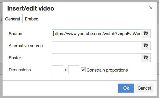 Add YouTube video