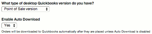 Quickbooks Version and Auto Download settings